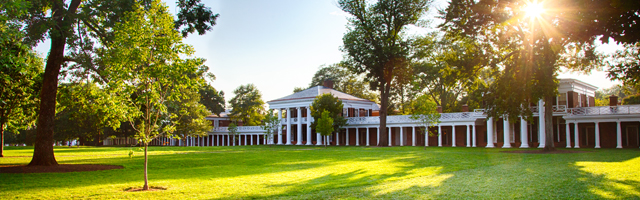 Picture of a university lawn